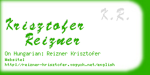 krisztofer reizner business card